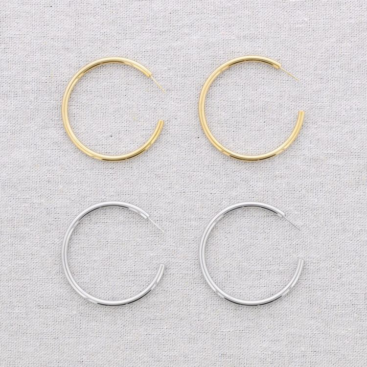 PENDIENTES ACERO ARO 5CM 2