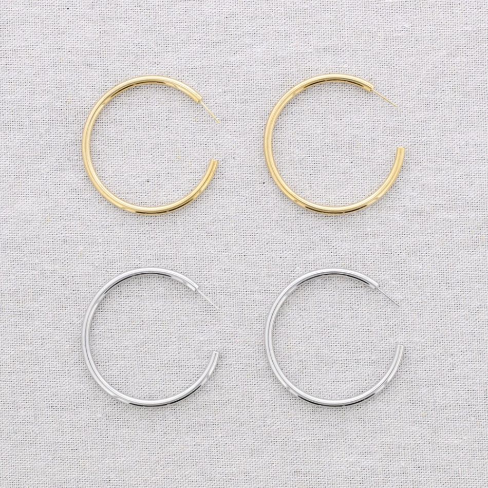 PENDIENTES ACERO ARO 5CM