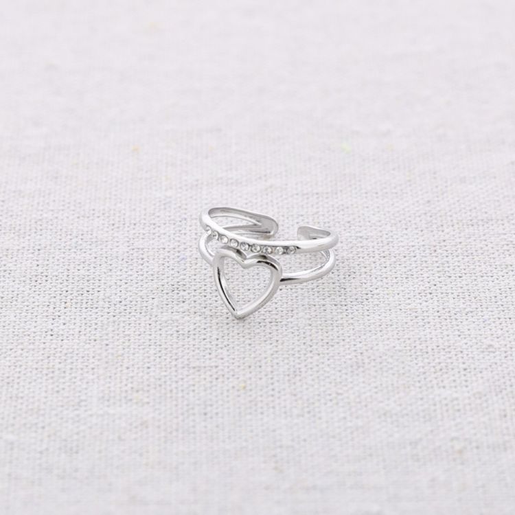 HEART STEEL RING
