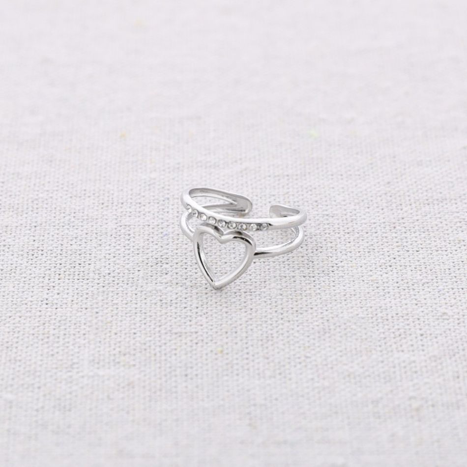 HEART STEEL RING