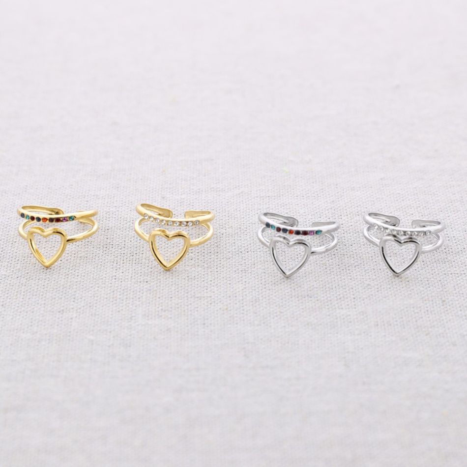 ANILLO ACERO CORAZÓN
