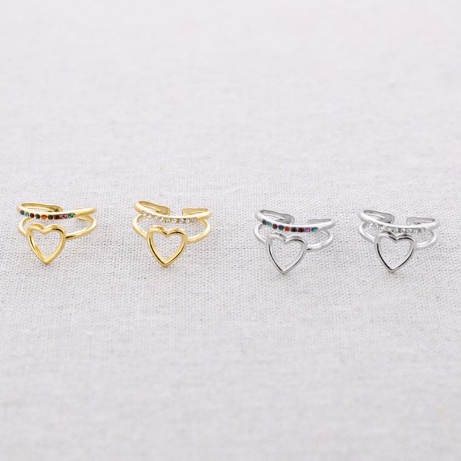 ANILLO ACERO CORAZÓN