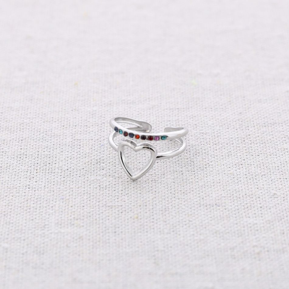 HEART STEEL RING