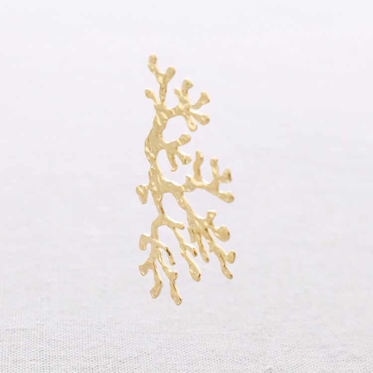 PENDIENTES ACERO CORAL