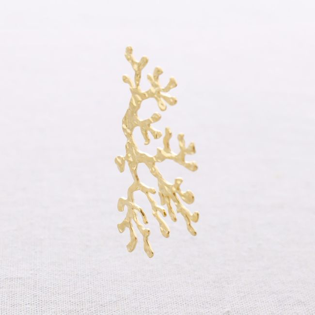 PENDIENTES ACERO CORAL