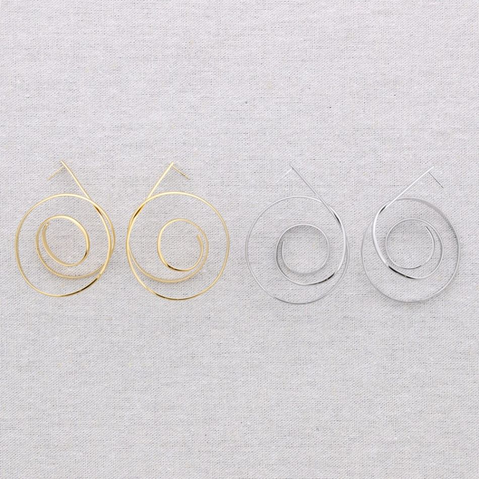 SPIRAL STEEL EARRINGS
