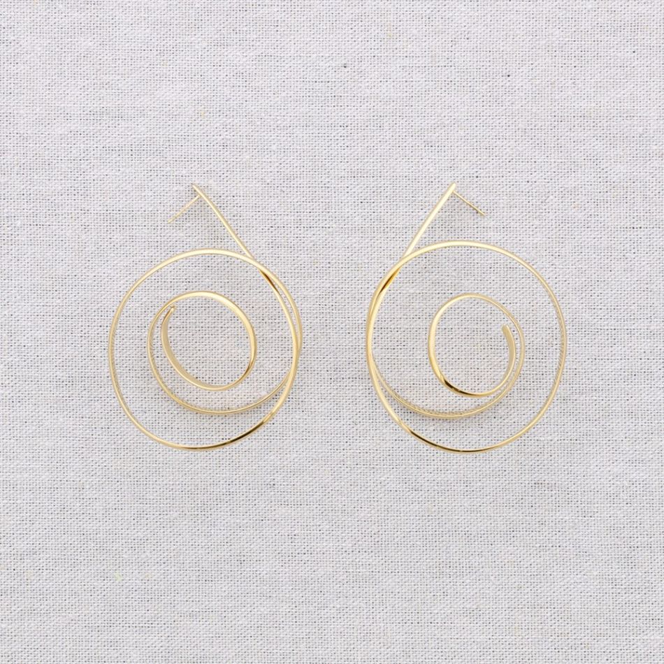 SPIRAL STEEL EARRINGS