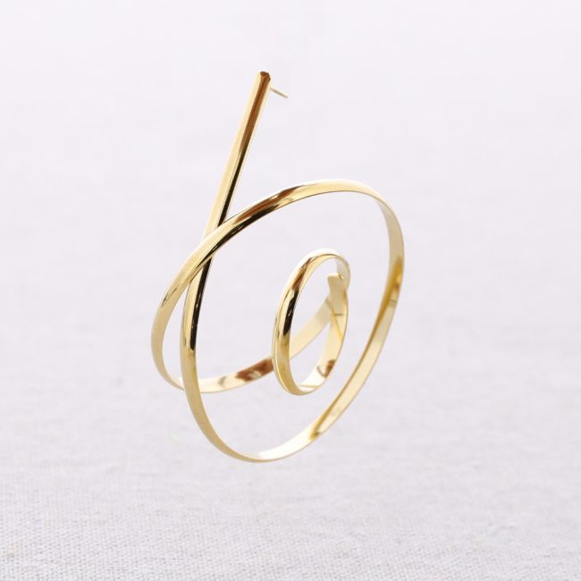 SPIRAL STEEL EARRINGS