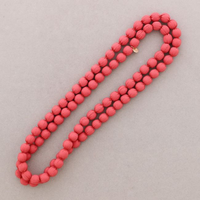 LONG LINED BALL NECKLACE 1.2M