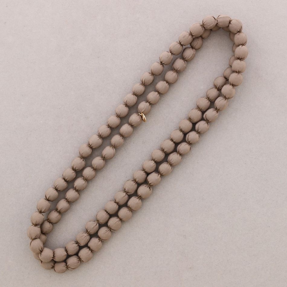 LONG LINED BALL NECKLACE 1.2M