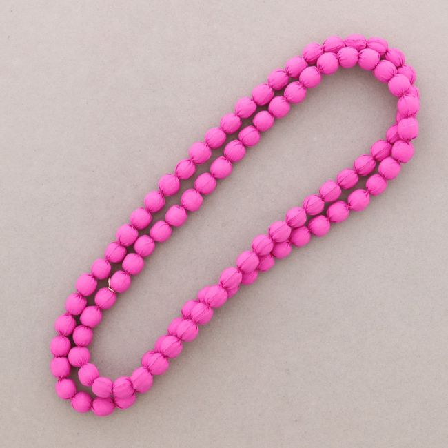 LONG LINED BALL NECKLACE 1.2M