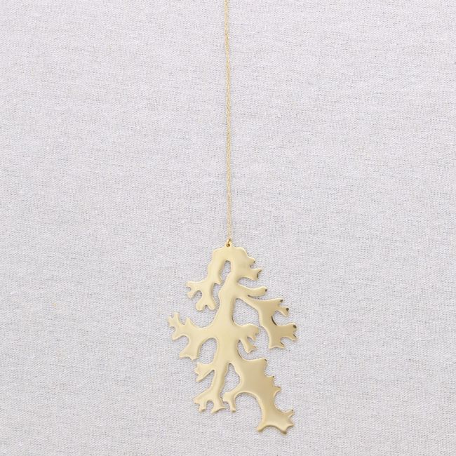 COLLAR LARGO ACERO COLGANTE CORAL