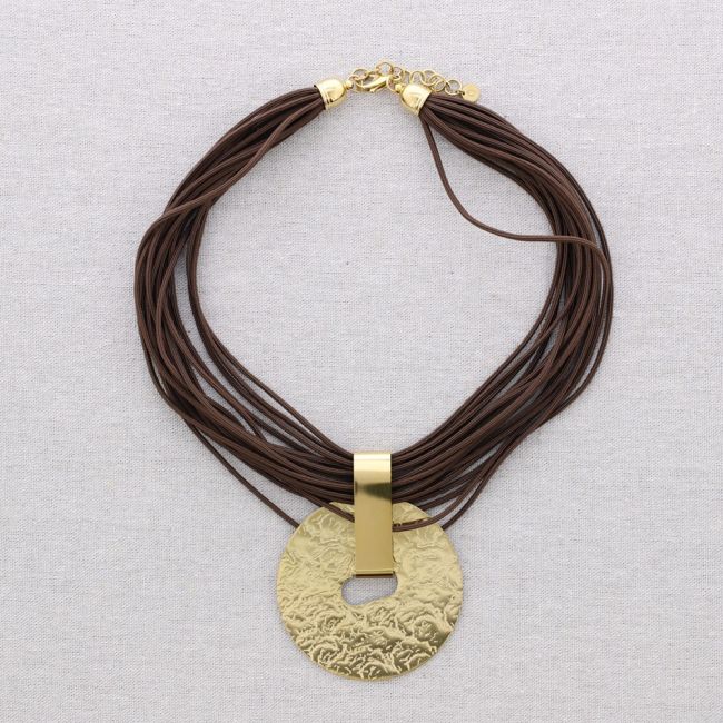 ELEASTIC STEEL CHOKER HOOP PENDANT