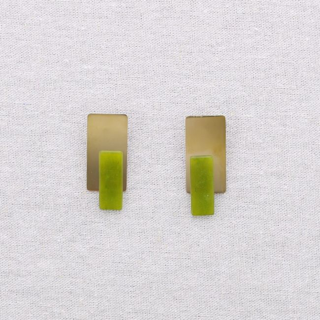 PENDIENTES ACERO FORMA GEOMÉTRICA