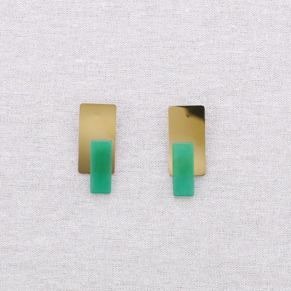 PENDIENTES ACERO FORMA GEOMÉTRICA