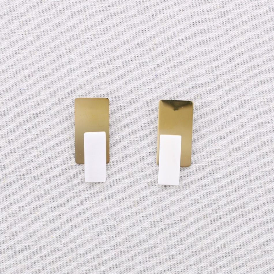 PENDIENTES ACERO FORMA GEOMÉTRICA