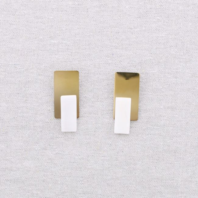 PENDIENTES ACERO FORMA GEOMÉTRICA