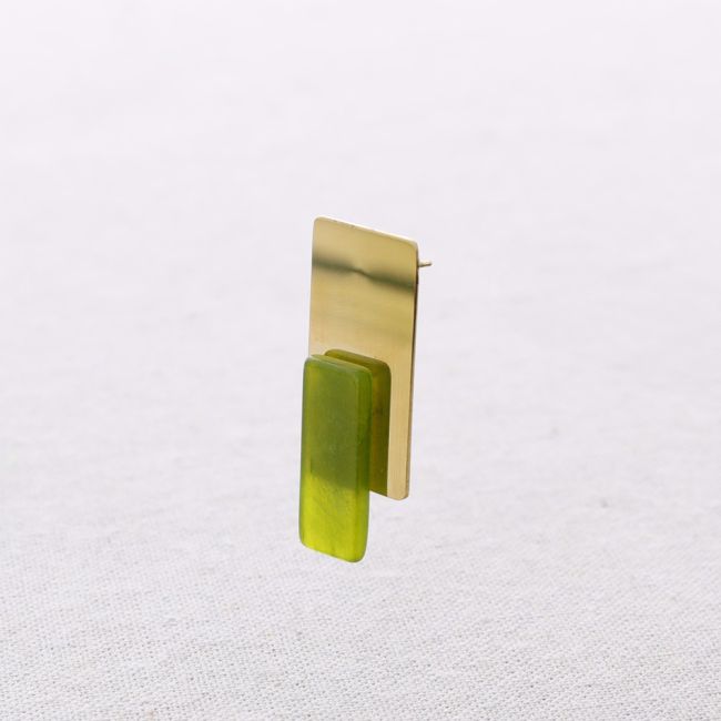 GEOMETRIC SHAPE STEEL EARRINGS