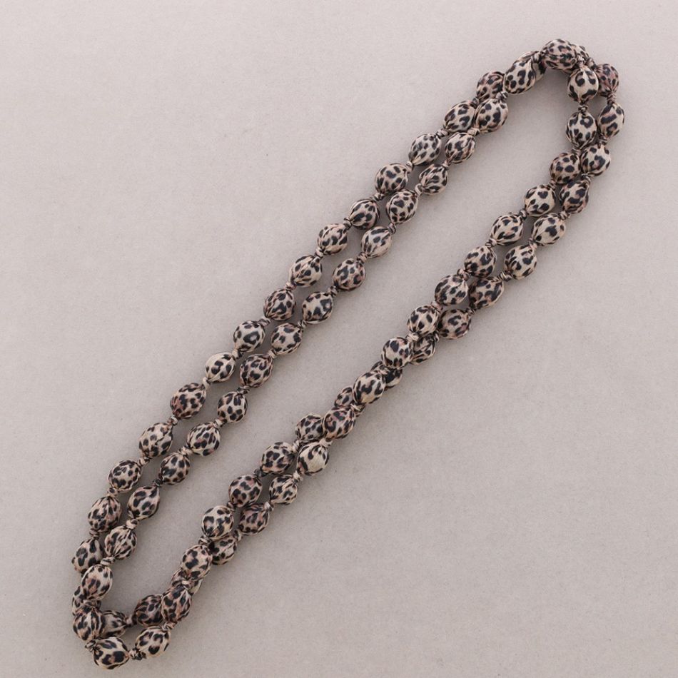 COLLAR LARGO BOLAS FORRADAS TELA 160CM
