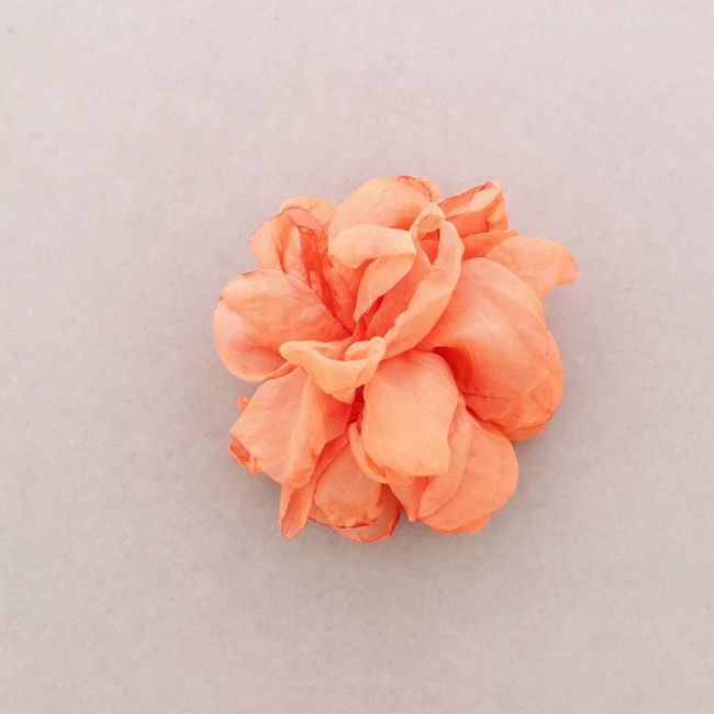 FABRIC FLOWER BROOCH 12 CM