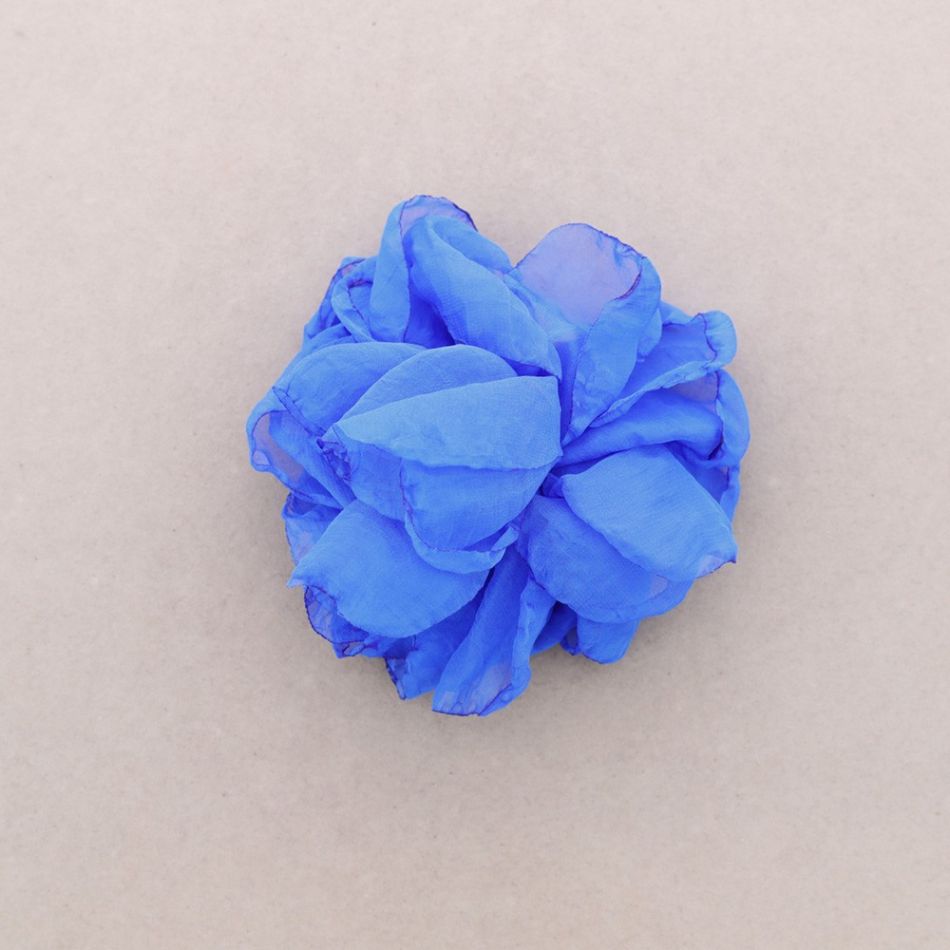 BROCHE FLOR TELA 12 CM