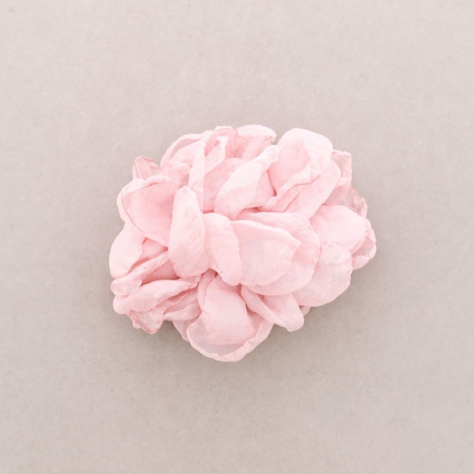 FABRIC FLOWER BROOCH 12 CM