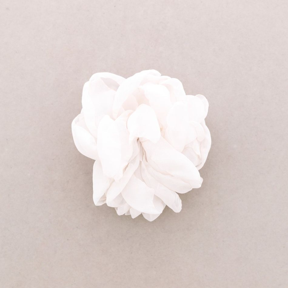 FABRIC FLOWER BROOCH 12 CM