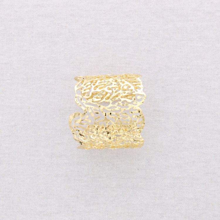 FILIGREE ADJUSTABLE STEEL BRACELET 2