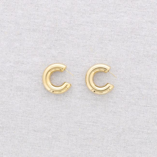 PENDIENTES ACERO ARO 3CM