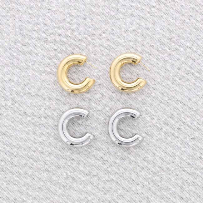 PENDIENTES ACERO ARO 3CM