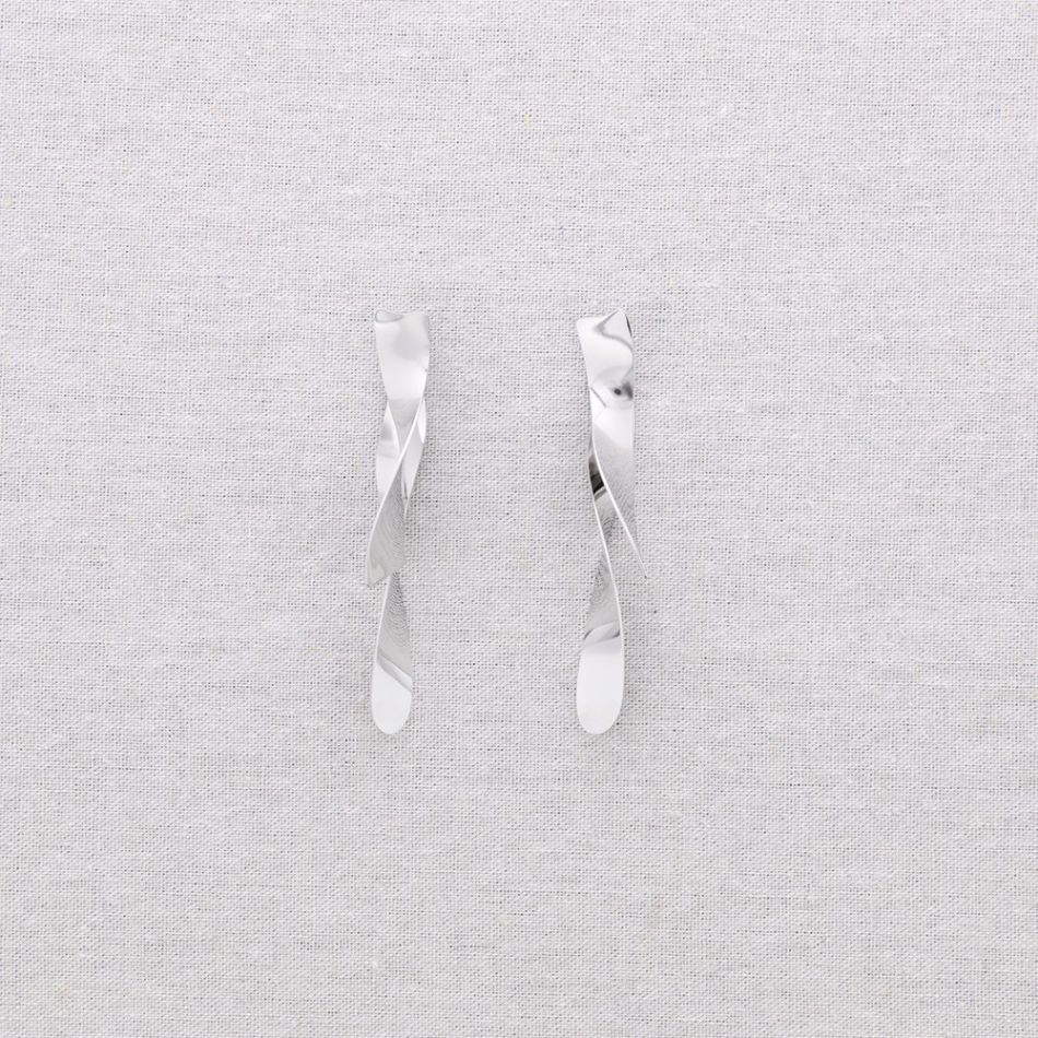 PIROUETTE STEEL EARRINGS