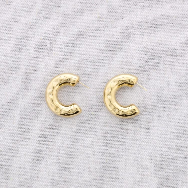 PENDIENTES ACERO ARO REMACHE 3CM 2