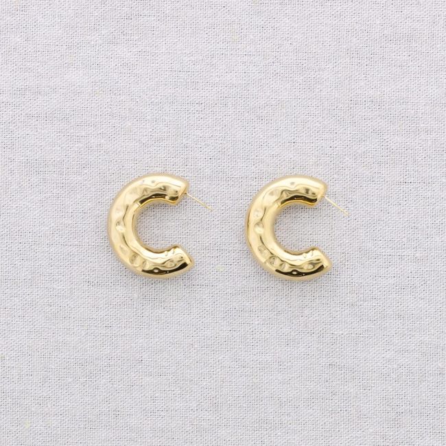 PENDIENTES ACERO ARO REMACHE 3CM