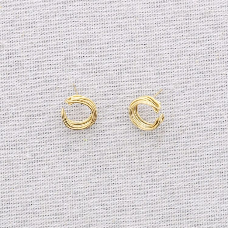 MULTI HOOP STEEL EARRINGS 2