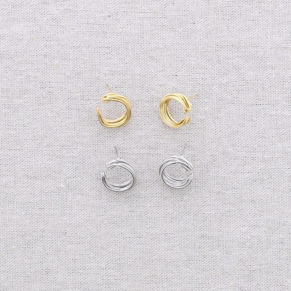 PENDIENTES ACERO MULTI ARO