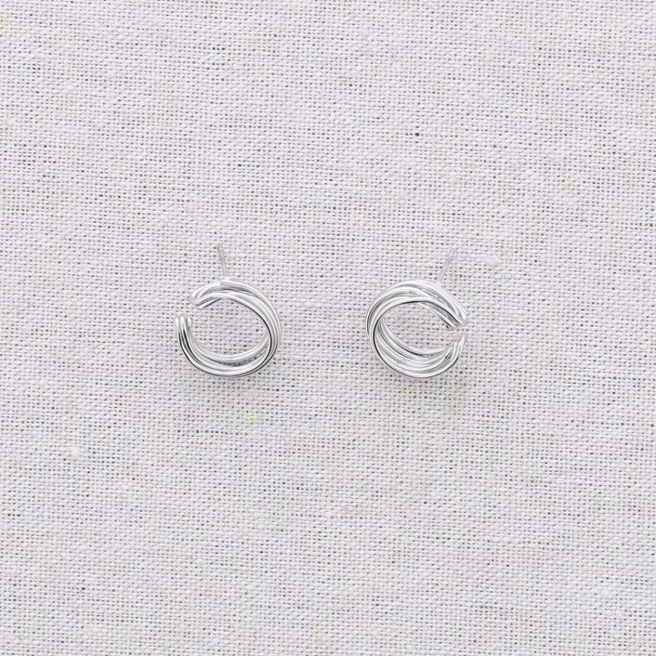 MULTI HOOP STEEL EARRINGS
