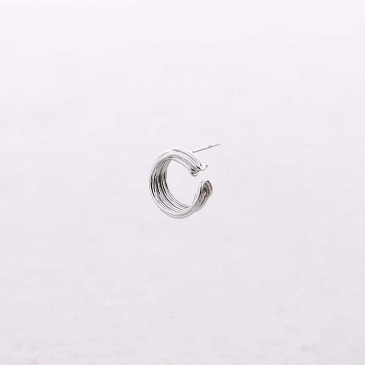 MULTI HOOP STEEL EARRINGS