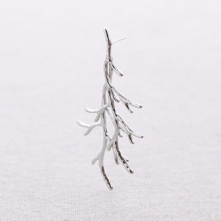 CORAL STEEL EARRINGS