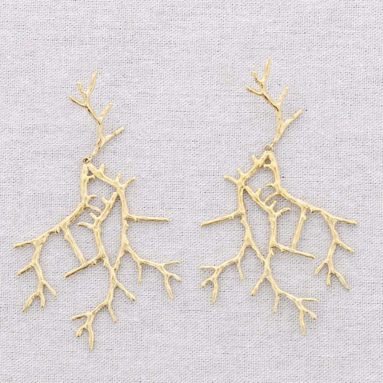 PENDIENTES ACERO CORAL 2