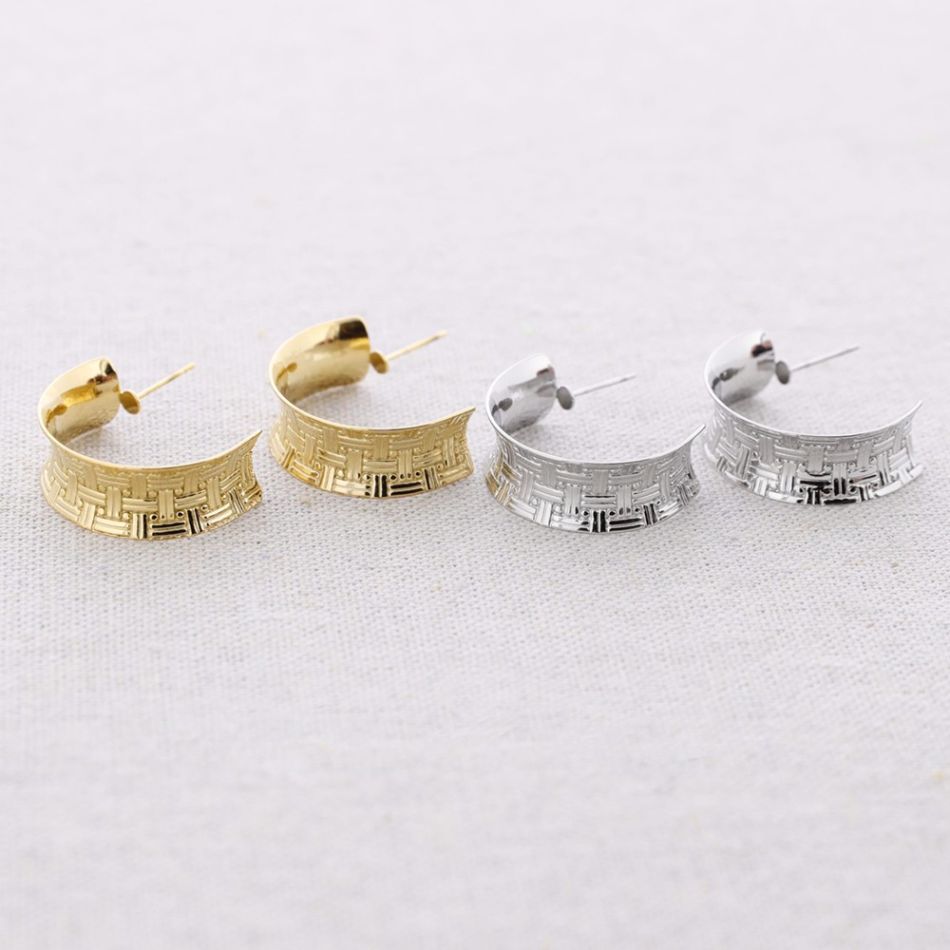 PENDIENTES ACERO ARO