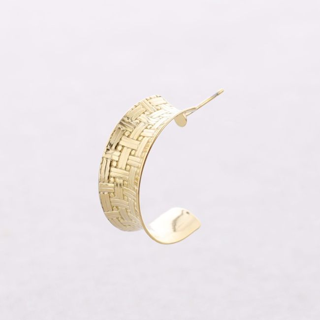 HOOP STEEL EARRINGS