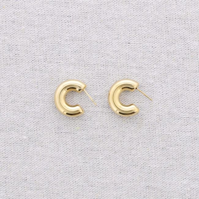 PENDIENTES ACERO ARO 2CM