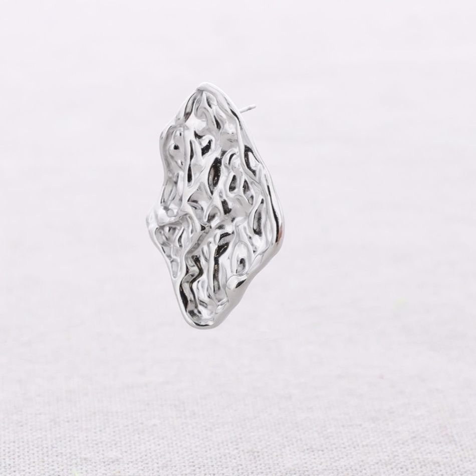 SHAPED STEEL EARRINGS