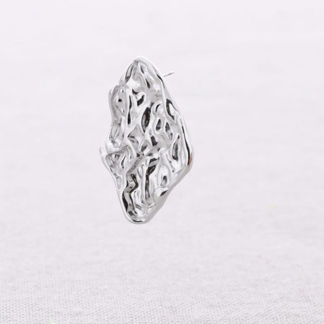 SHAPED STEEL EARRINGS