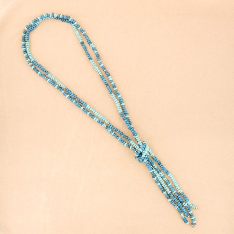 COLLAR LARGO NUDO CUENTAS RESINA 2