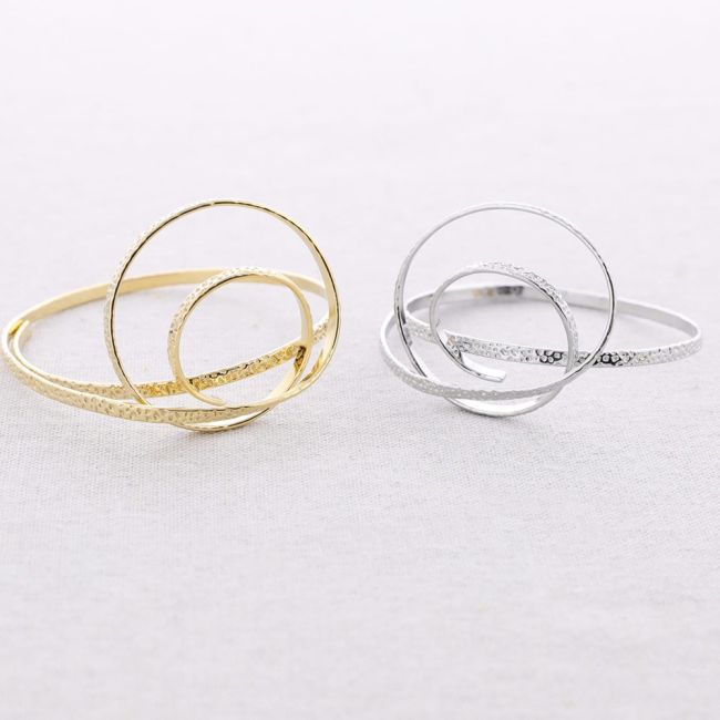 SPIRAL STEEL BRACELET