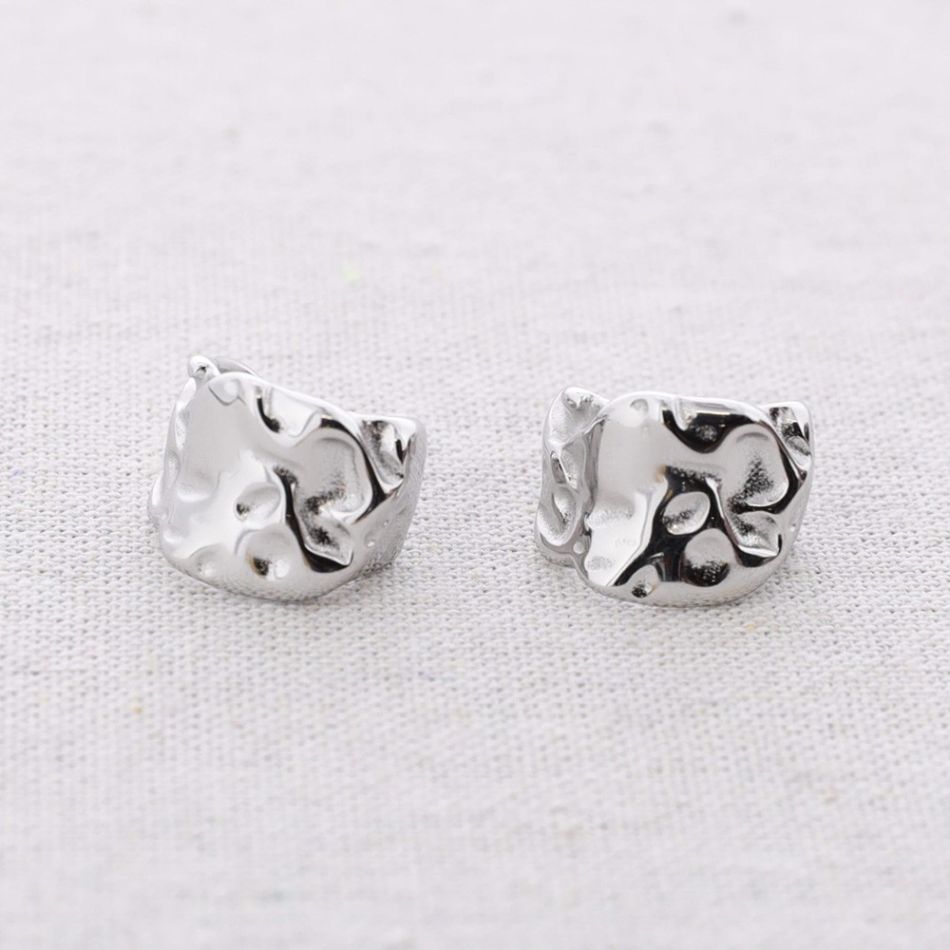 PENDIENTES ACERO ARO REMACHE