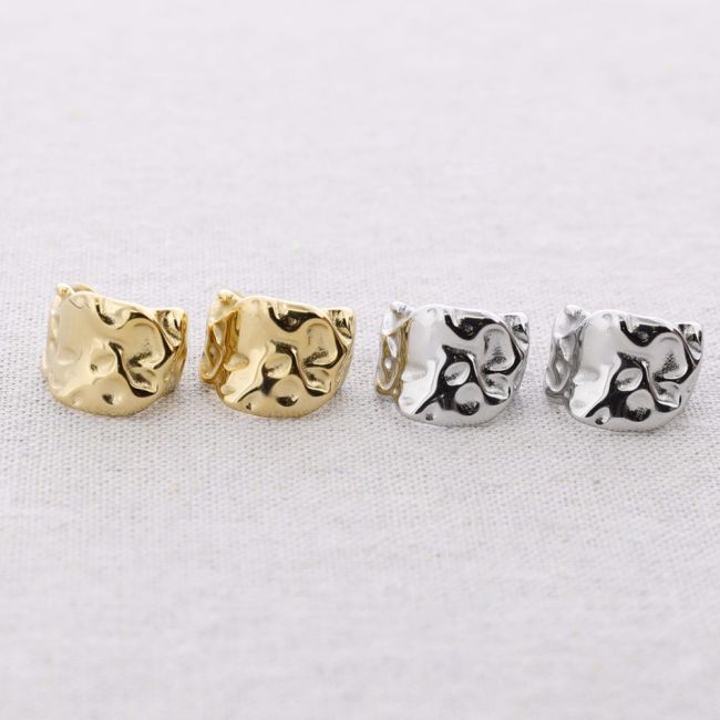 PENDIENTES ACERO ARO REMACHE