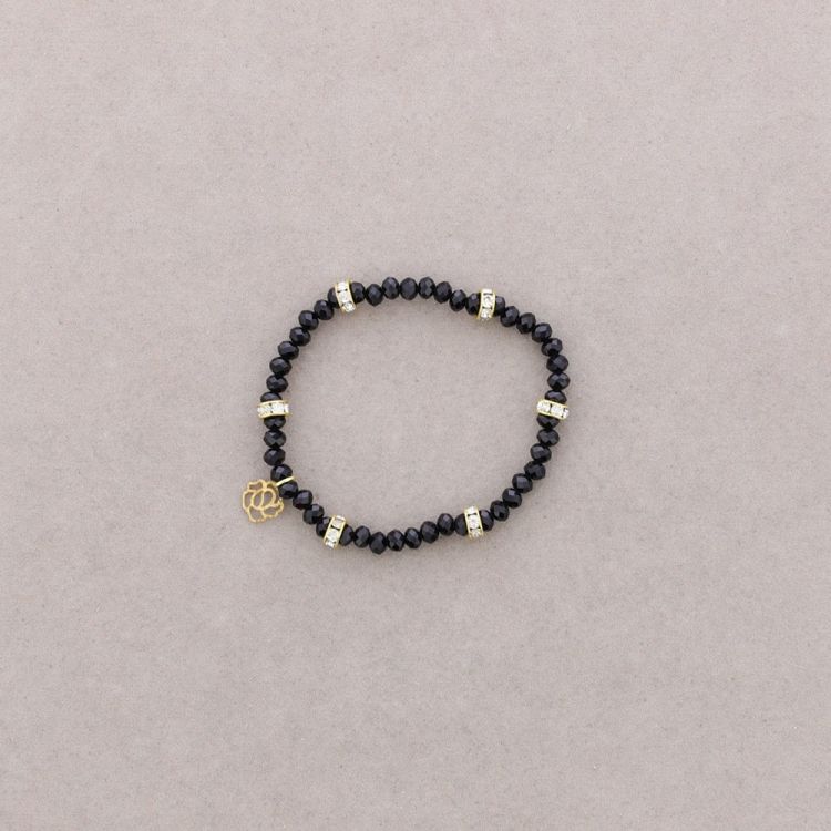 METAL FACETED BEADS BRACELET