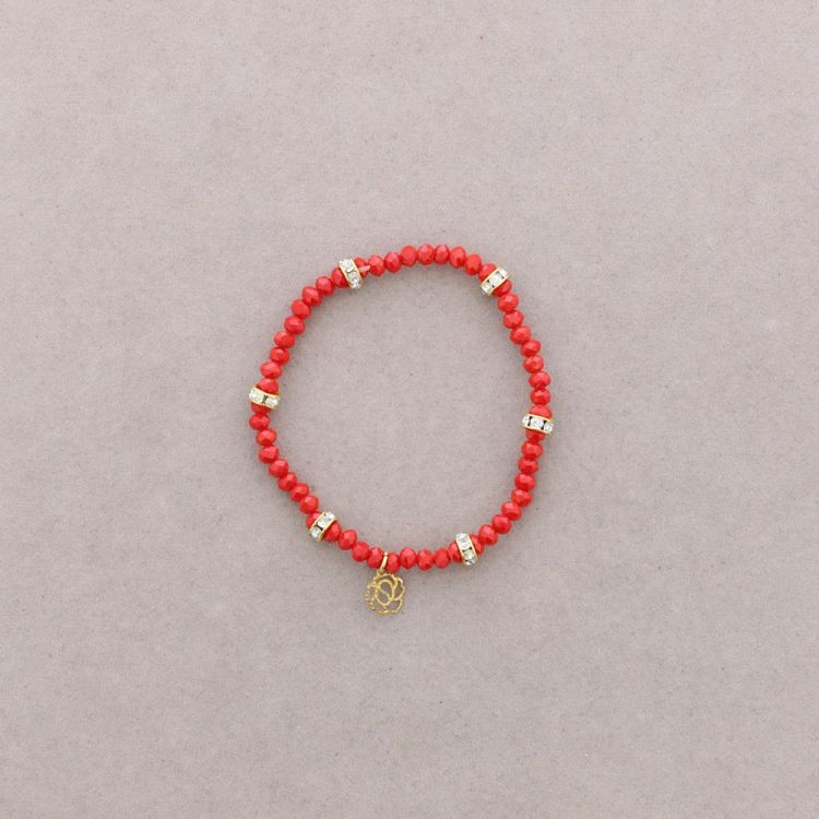 PULSERA CUENTAS FACETADAS METAL 2